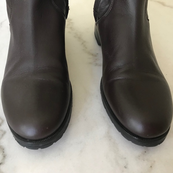 CHRISTIAN LOUBOUTIN BROWN KNEE HIGH BOOT - Picture 2 of 12